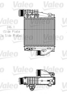 VALEO 818290 Intercooler, charger